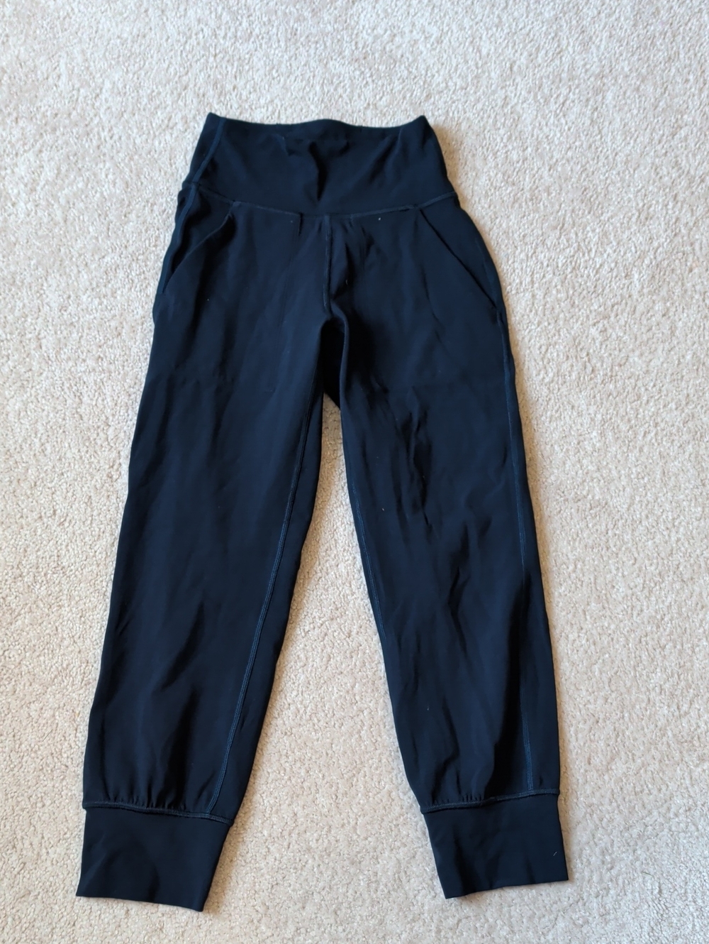 lululemon Navy  High-Waist Cropped Jogger Pants 0